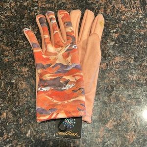 Laurel Burch brown horse gloves NEW